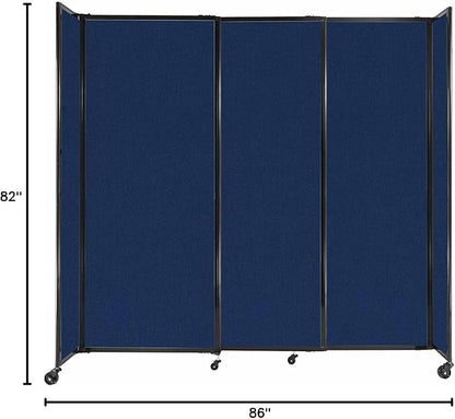 Versare Straightwall Sliding Portable Wall Partition | Freestanding Office - Image 7