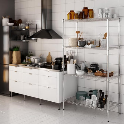 Regal Altair 21" Deep x 42" Wide x 74" Height Wire Shelving Kit | 4-Tier | NSF - Image 5
