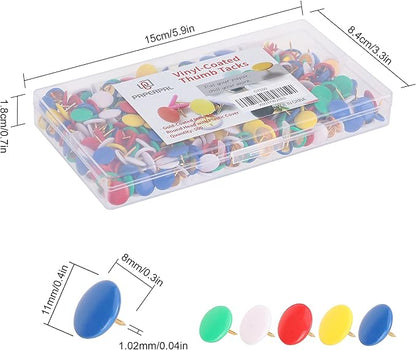 PAPERPAL 500 Vinyl-Coated Thumbtacks - Image 2