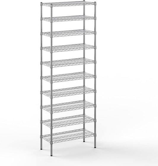 Regal Altair 14" Deep x 30" Wide x 86" Height Wire Shelving Kit | 10-Tier | NSF by Regal+Altair