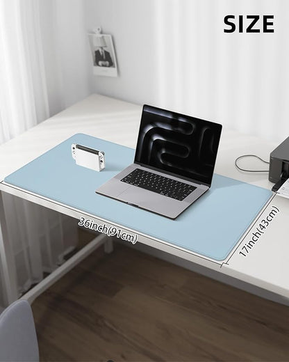 Leather Desk Pad Protector, Desk Mat, Large Mouse Pad, Non-Slip Desk Pad - Image 5