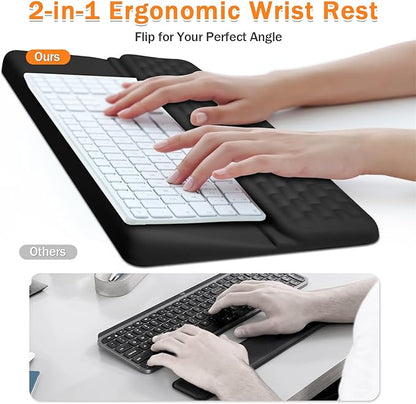 Ergonomic Keyboard Riser Holder Lifter Tray Computer Wrist Support Pad - Image 4