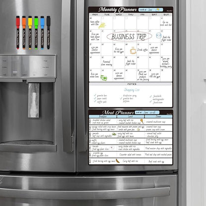 Magnetic Dry Erase Monthly Calendar Set by CleverClean