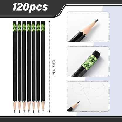 TecUnite 120 Pcs #2 HB Pencils - Image 3