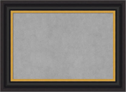 Amanti Art Black Framed Magnetic Board 22x30 Medium Vision Board by AmantiArt