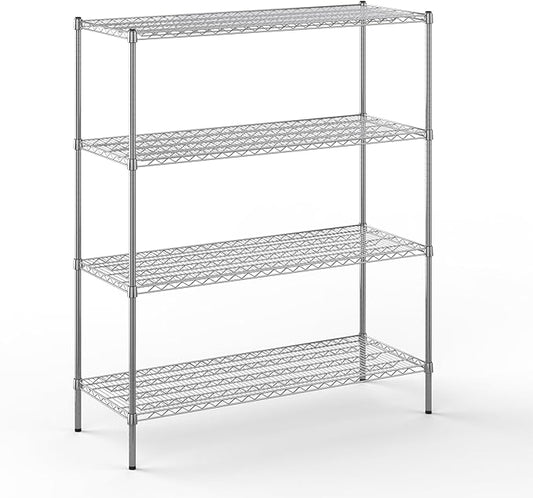 Regal Altair 21" Deep x 54" Wide x 64" Height Wire Shelving Kit | 4-Tier | NSF by Regal+Altair