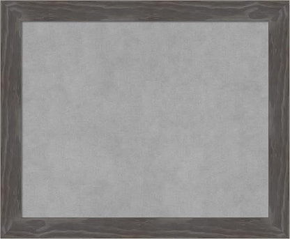 Amanti Art Grey Framed Magnetic Board 19x23 Small Vision Board by AmantiArt