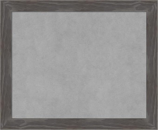 Amanti Art Grey Framed Magnetic Board 19x23 Small Vision Board by AmantiArt