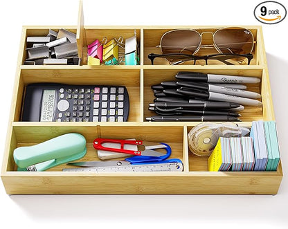 VA1KENE Bamboo Drawer Organizer by VA1KENE
