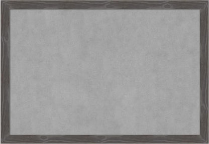 Amanti Art Grey Framed Magnetic Board 27x39 Large Vision Board by AmantiArt