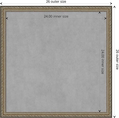 Amanti Art Silver Framed Magnetic Board 26x26 Medium Vision Board - Image 4