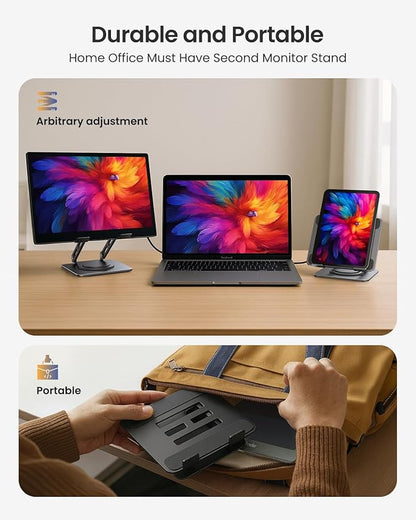 LOXP Adjustable Tablet Stand, 360 Rotating iPad Stand - Image 4