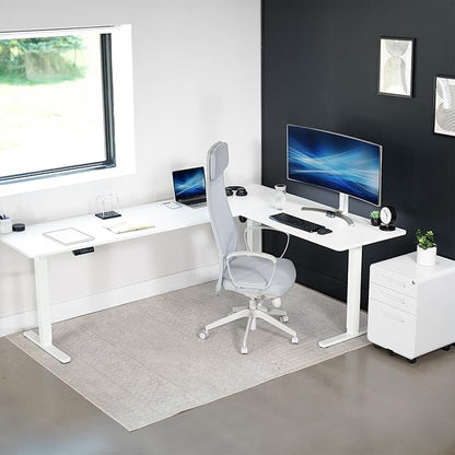 VIVO Electric Corner 84 x 63 inch L-Shaped Standing Desk, Memory Height - Image 7