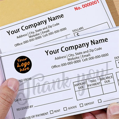 Custom Invoice Book in 3-Part /2-Part Receipt Book - Image 6
