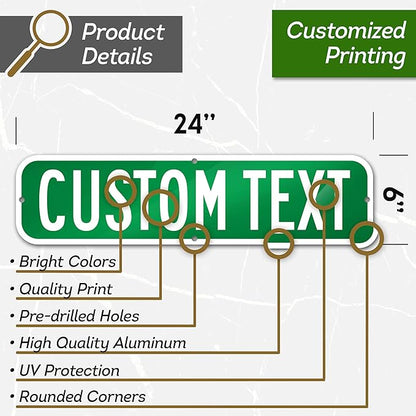 Custom Street Sign, Road/Address Sign, 8 Colors, Reflective Option, Mounting - Image 9