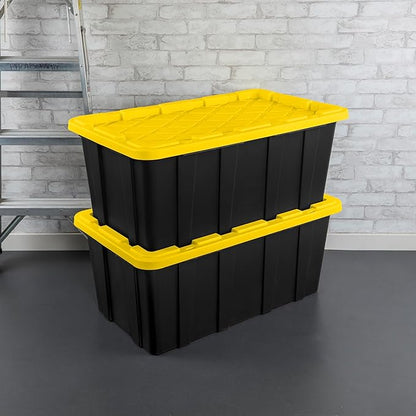 Sterilite 4-Pack Industrial Tote, Plastic Storage Container Bins - Image 8