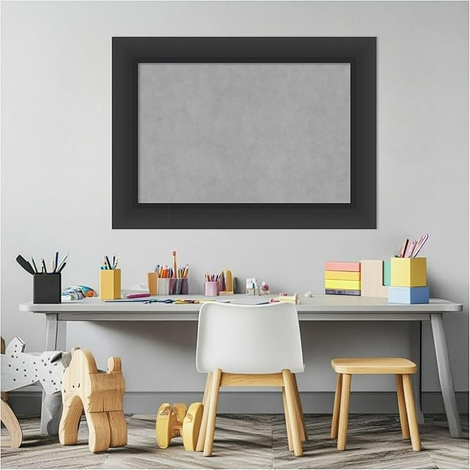 Amanti Art Black Framed Magnetic Board 21x29 Medium Vision Board - Image 5
