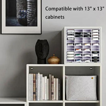 Krafetto 48 Grids Ink Pad Storage Rack, Wall-mountable Stamp Pad Organizer - Image 6