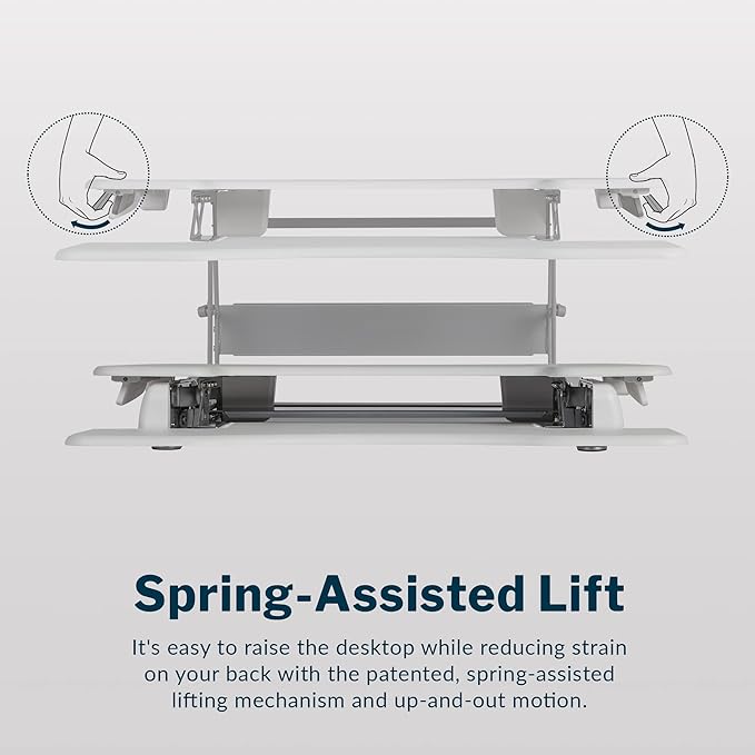 Vari Varidesk Pro Plus 36 Standing Desk Converter – 11 Height Settings + Spring - Image 6