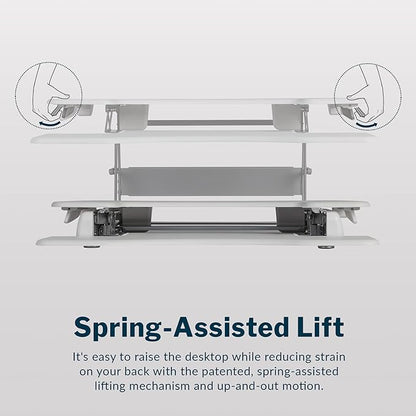 Vari Varidesk Pro Plus 36 Standing Desk Converter – 11 Height Settings + Spring - Image 6