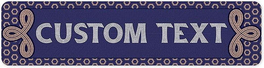 Custom Sign, Custom Street Sign, 11 Font Colors, 13 Font Styles, 4 Hole Options by MySignCenter