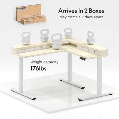 FLEXISPOT 63" L Shaped Standing Desk - Image 6