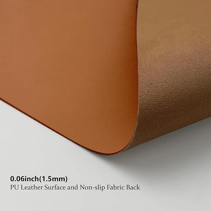 Large Desk Mat - 47.2"x 17" Non-Slip PU Desk Pad - Image 3