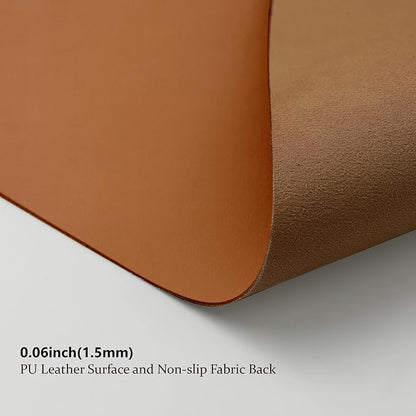 Large Desk Mat - 47.2"x 17" Non-Slip PU Desk Pad - Image 3