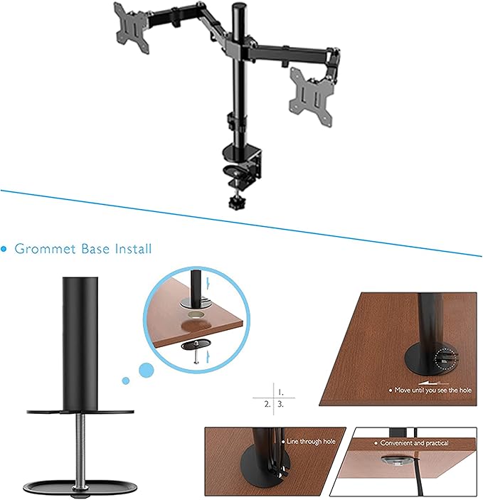Rocelco 46" Height Adjustable Standing Desk Converter - Image 8