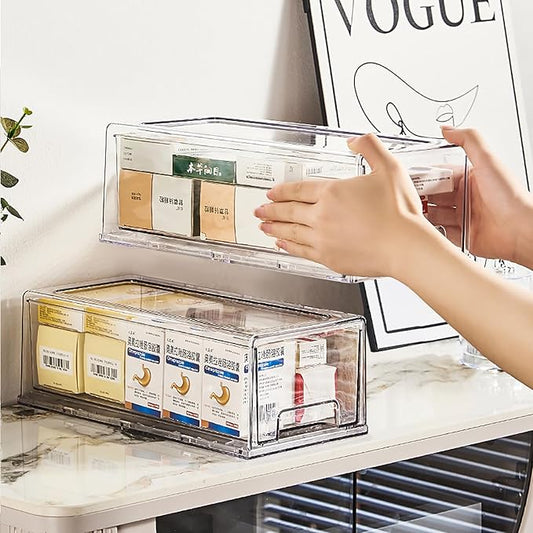 Sgoostood Pull Out Drawer Medicine Box by sgoostood