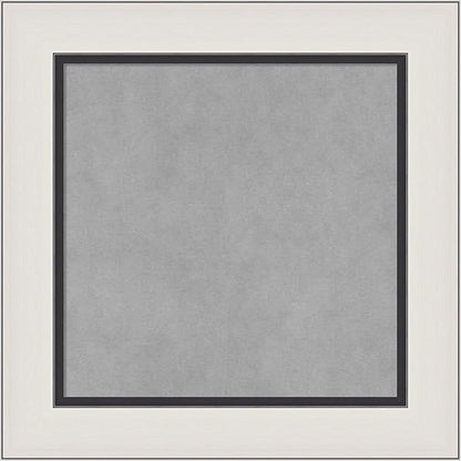 Amanti Art Silver Framed Magnetic Board 22x22 Small Vision Board by AmantiArt