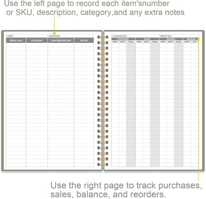 Inventory & Sales Log Book for Small Business – Inventory Ledger Book, - Image 3