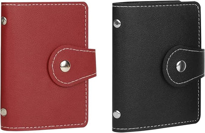 PRIVILLA 2 Pcs Credit Card Holder and business card holder，Sd Card Holder Each by PRIVILLA