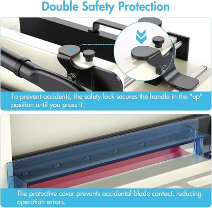 Paper Cutter 12 Inch, Heavy Duty Paper Cutter - Image 5