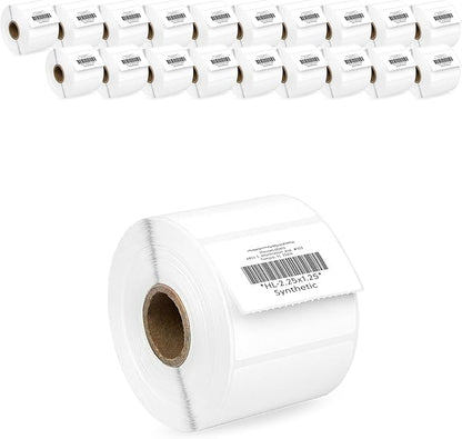 HOUSELABELS 2.25" x 1.25" Address Labels on 1" Core in Polypropylene Compatible by HouseLabels