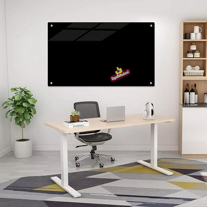 Magnetic Glass Dry Erase Board White Board Wall Mounted Whiteboard, Large - Image 6