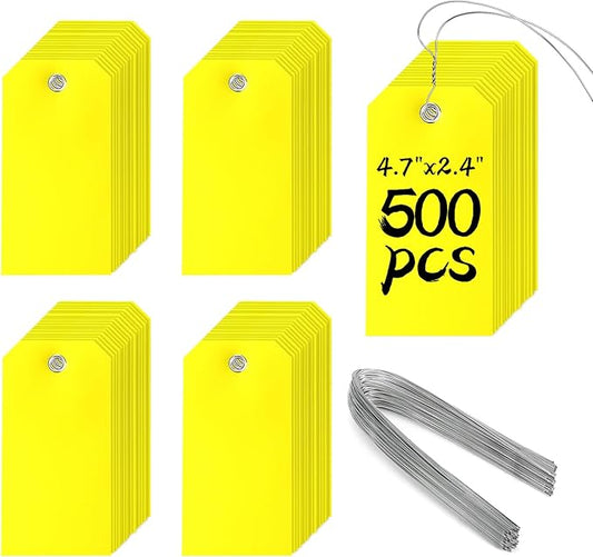 500 Pieces Plastic Shipping Tags by XUWAIDSGN