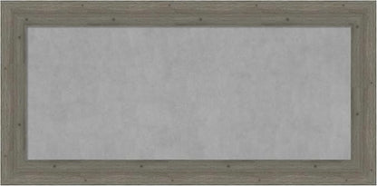 Amanti Art Grey Framed Magnetic Board 27x55 Oversize Vision Board by AmantiArt
