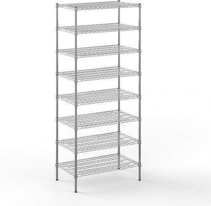 Regal Altair 21" Deep x 36" Wide x 86" Height Wire Shelving Kit | 8-Tier | NSF by Regal+Altair