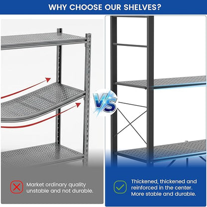 ALANNG 40" W Foldable 5-Tier Storage Shelves - Image 7