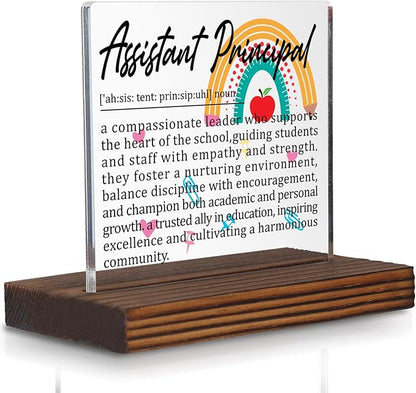 Assistant Principal Gifts, Thank You Desk Sign by Pariveca