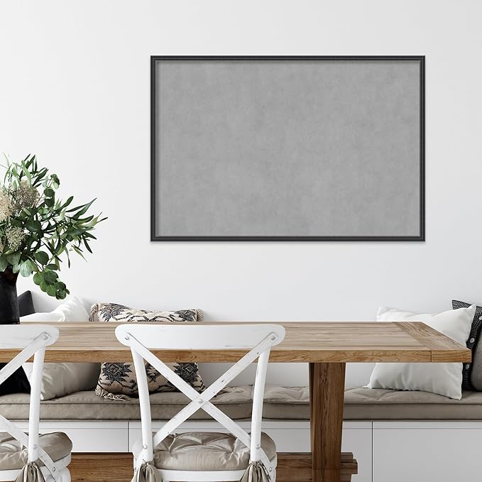 Amanti Art Black Framed Magnetic Board 25x37 Large Vision Board - Image 5