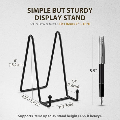 LIONWEI LIONWELI Decorative Plate Stand Holder Picture Frame Stand Easel - Image 2