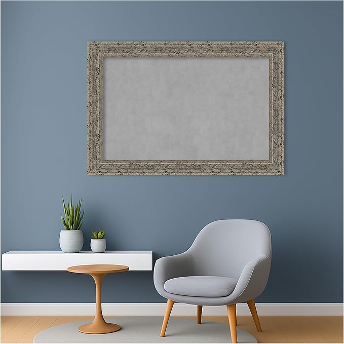 Amanti Art Silver Framed Magnetic Board 25x37 Large Vision Board - Image 5