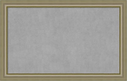 Amanti Art Silver Framed Magnetic Board 29x45 Large Vision Board by AmantiArt