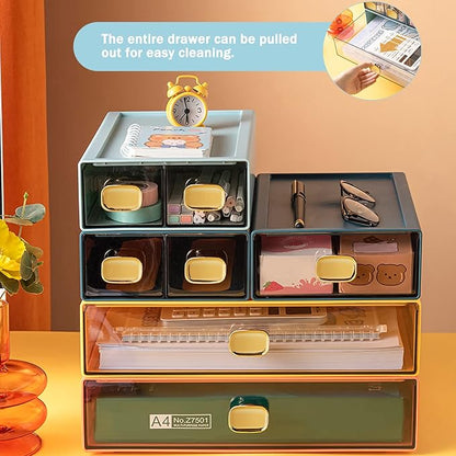 DETEIN 2 PACK Stackable Desk Organizer - Image 5