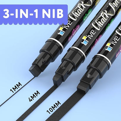 TFIVE Black Liquid Chalk Markers - Image 3