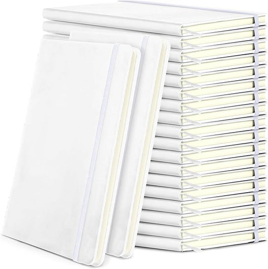 Honoson 20 Pack Lined Journal Notebooks A5 Hardcover Executive Notebook 5.5" x by Honoson