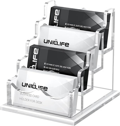 Uniclife Acrylic Business Card Holder - Image 2