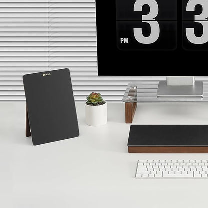 Desktop Black Glass Dry Erase Whiteboard - Image 5